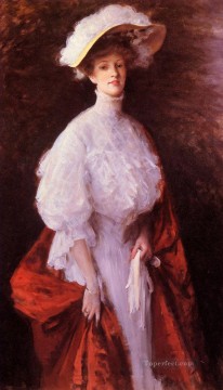  Miss Art - Portrait of Miss Frances William Merritt Chase
